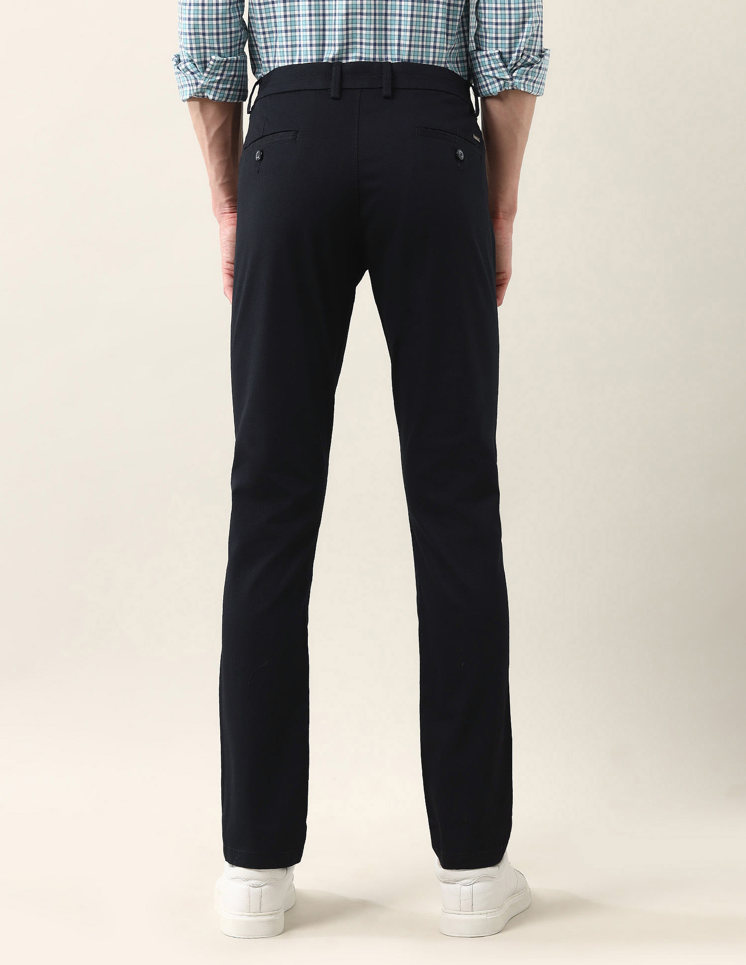 Arrow Sport Slim Fit Dobby Air Soft Trousers