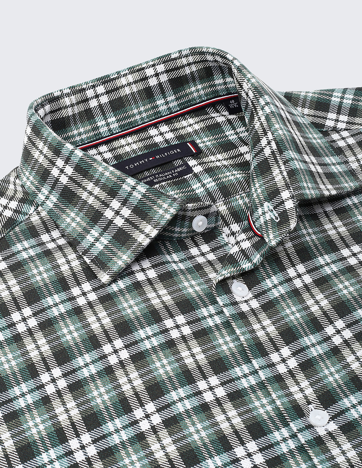Tommy Hilfiger Large Checked Slim Fit Shirt