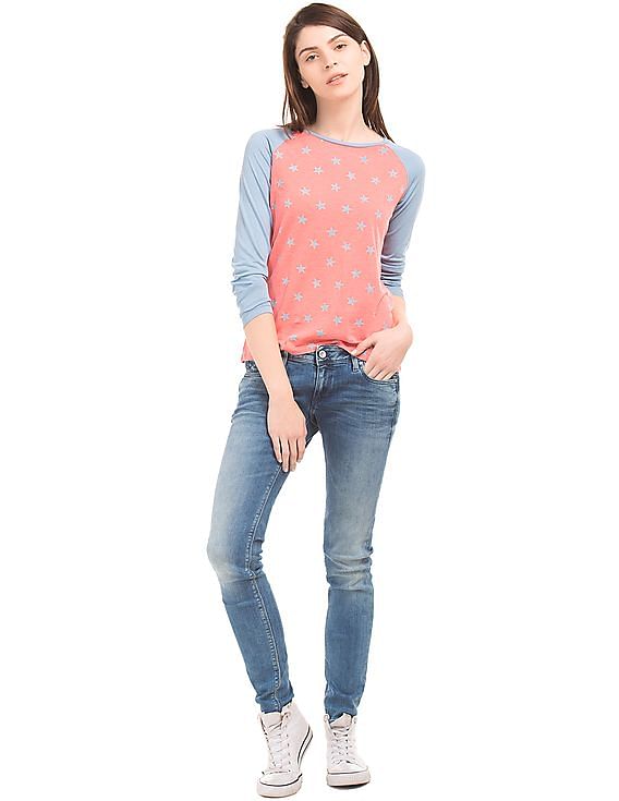 Tommy Hilfiger Denim Star Print Raglan T-Shirt