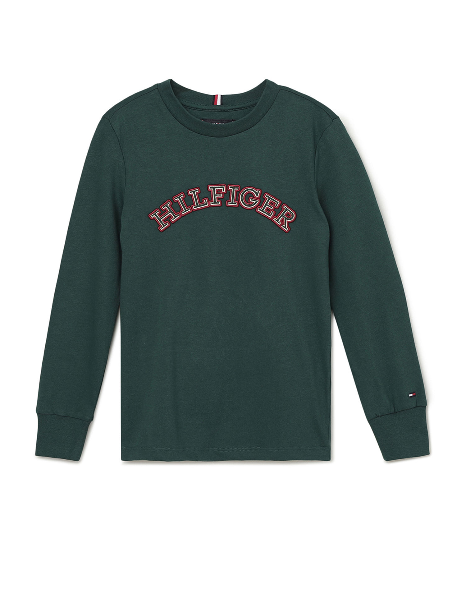 Tommy Hilfiger Kids Boys Monotype Embroidered Regular T-Shirt