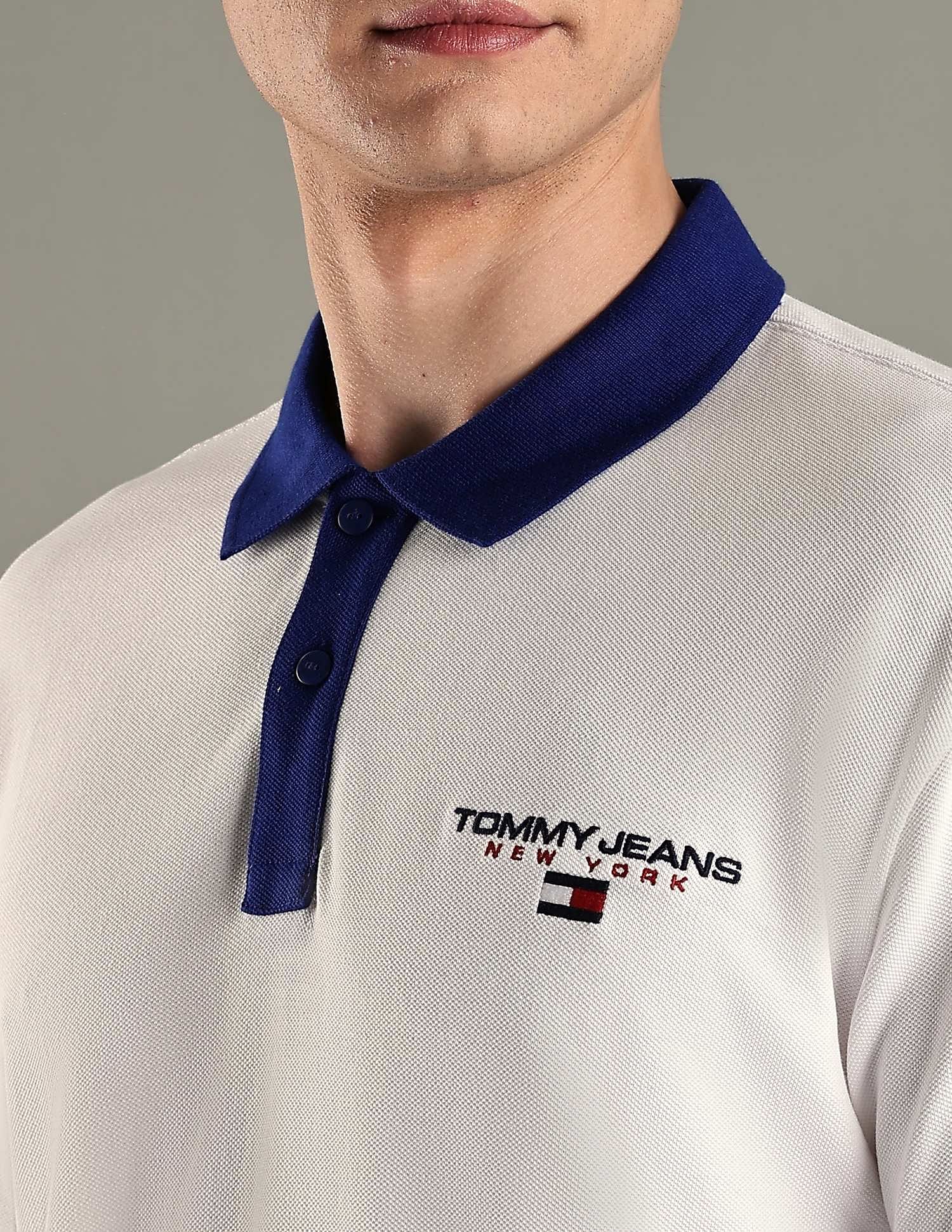Tommy Hilfiger Solid Regular-Fit Cotton Polo T-Shirt