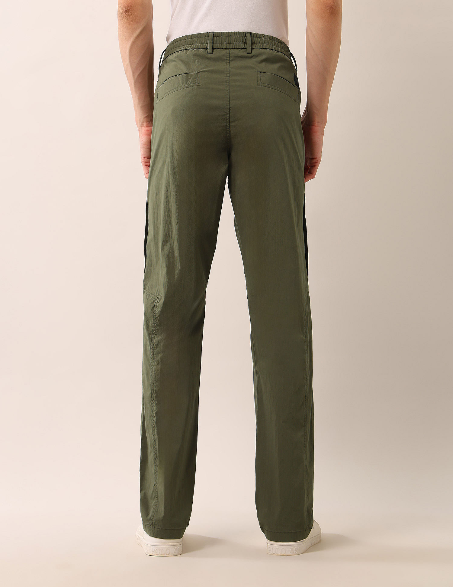 U.S. Polo Assn. Denim Co. Mid Rise Riley Straight Fit Trousers