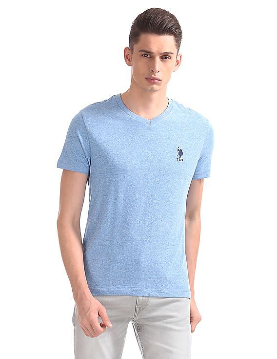 us polo v neck t shirt