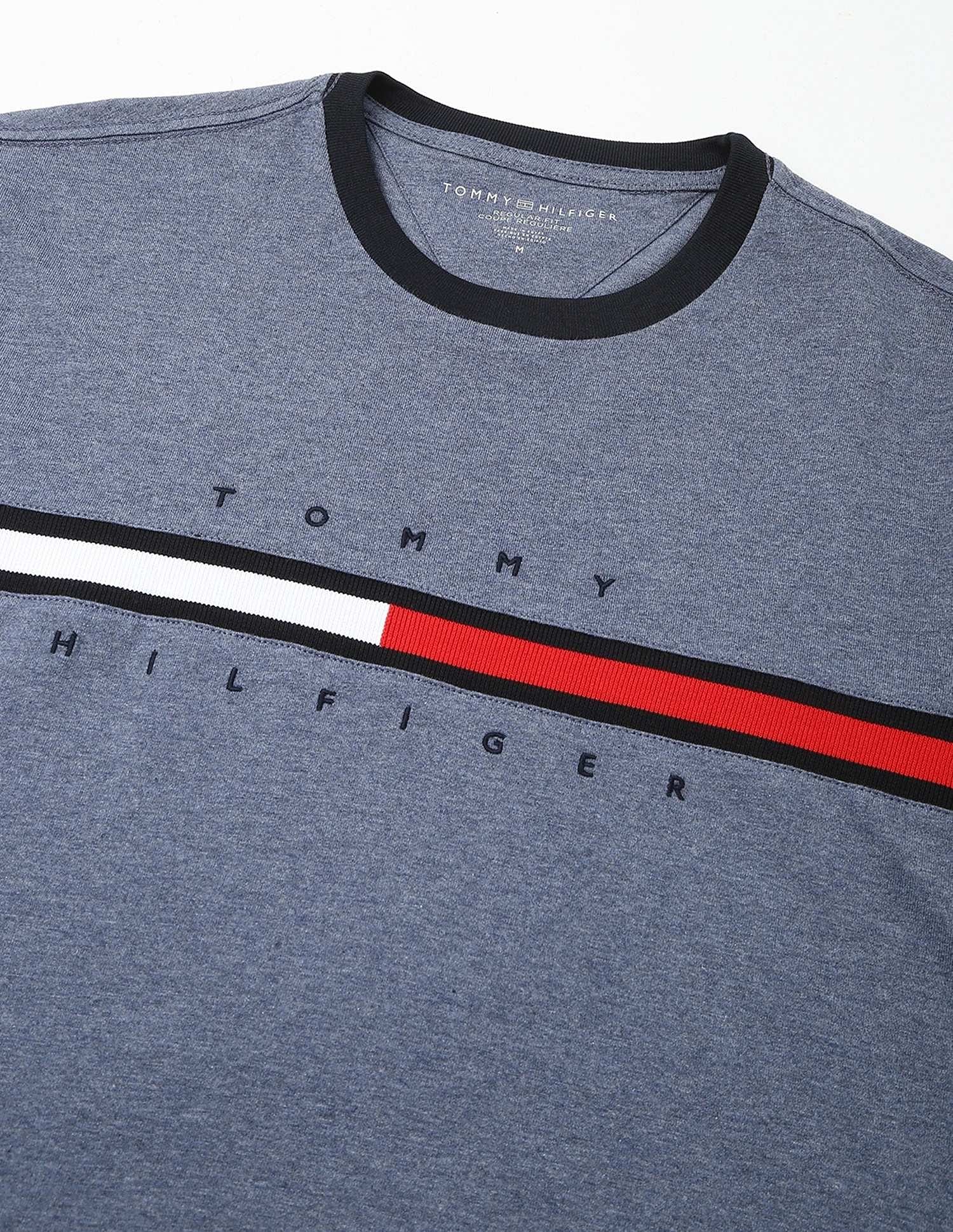 Tommy Hilfiger Embroidered Logo Regular-Fit Cotton T-Shirt