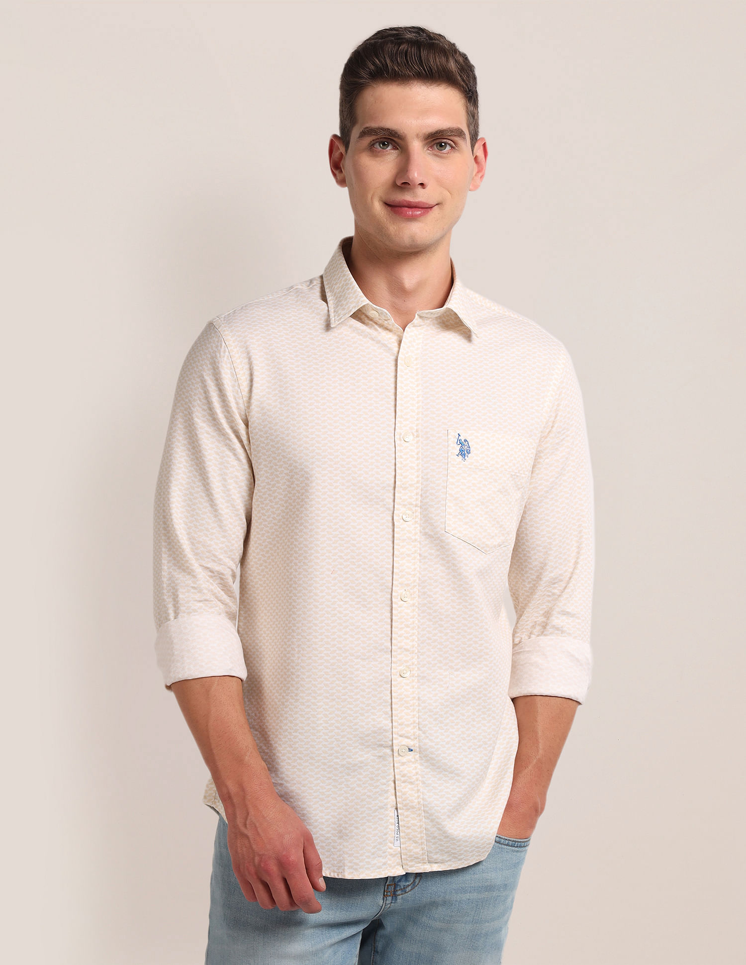 U.S. Polo Assn. Regular Fit Dobby Shirt