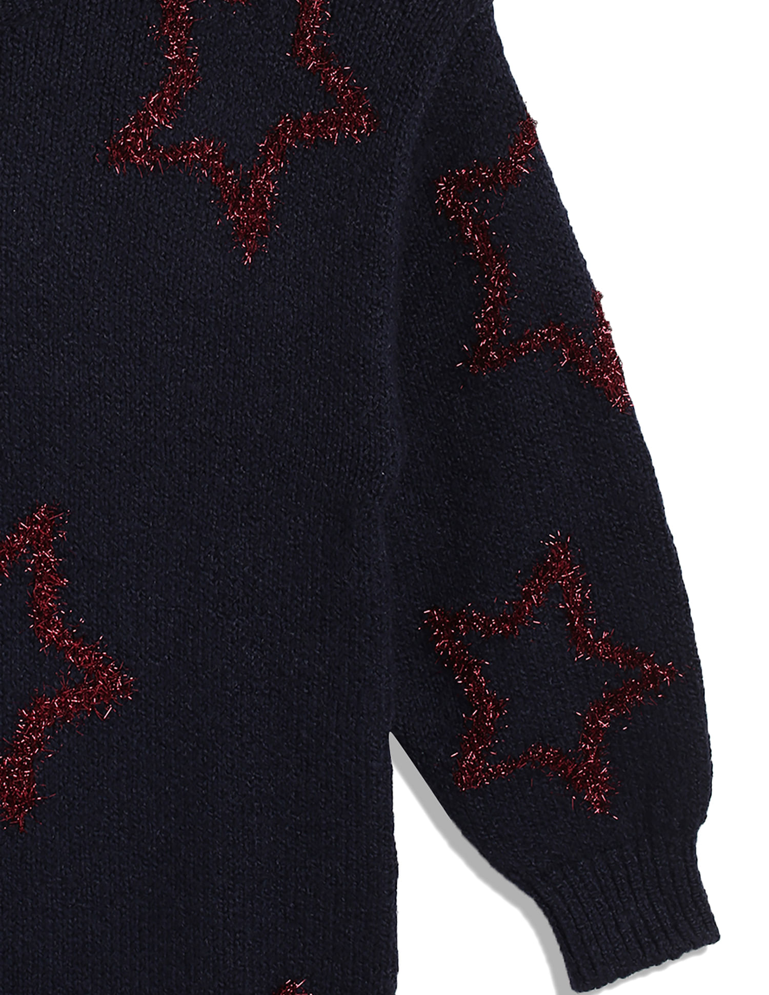 Tommy Hilfiger Kids Girls Lurex Star Sweater Dress