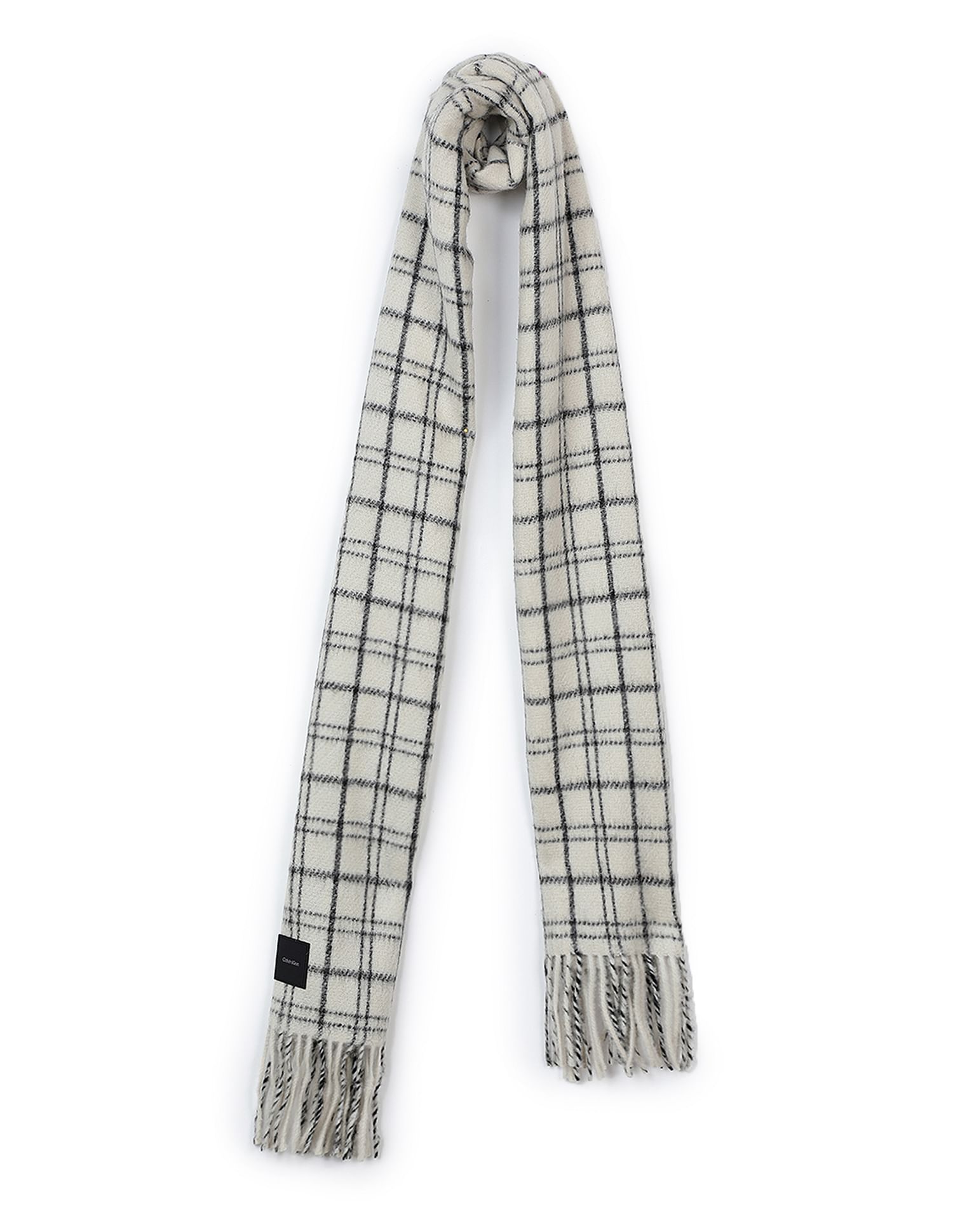 Calvin klein check scarf on sale