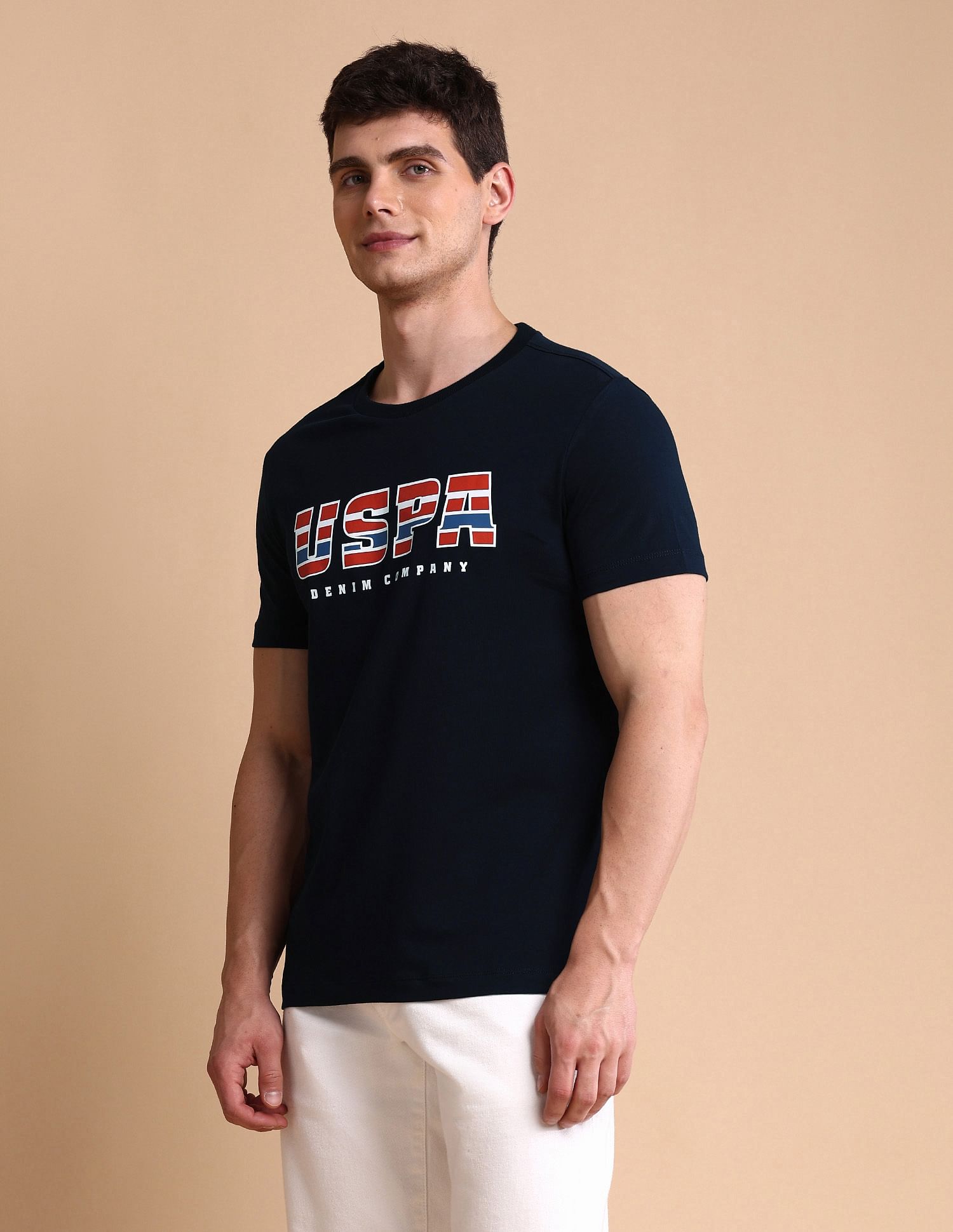U.S. Polo Assn. Denim Co. Brand Printed Muscle Fit T-Shirt