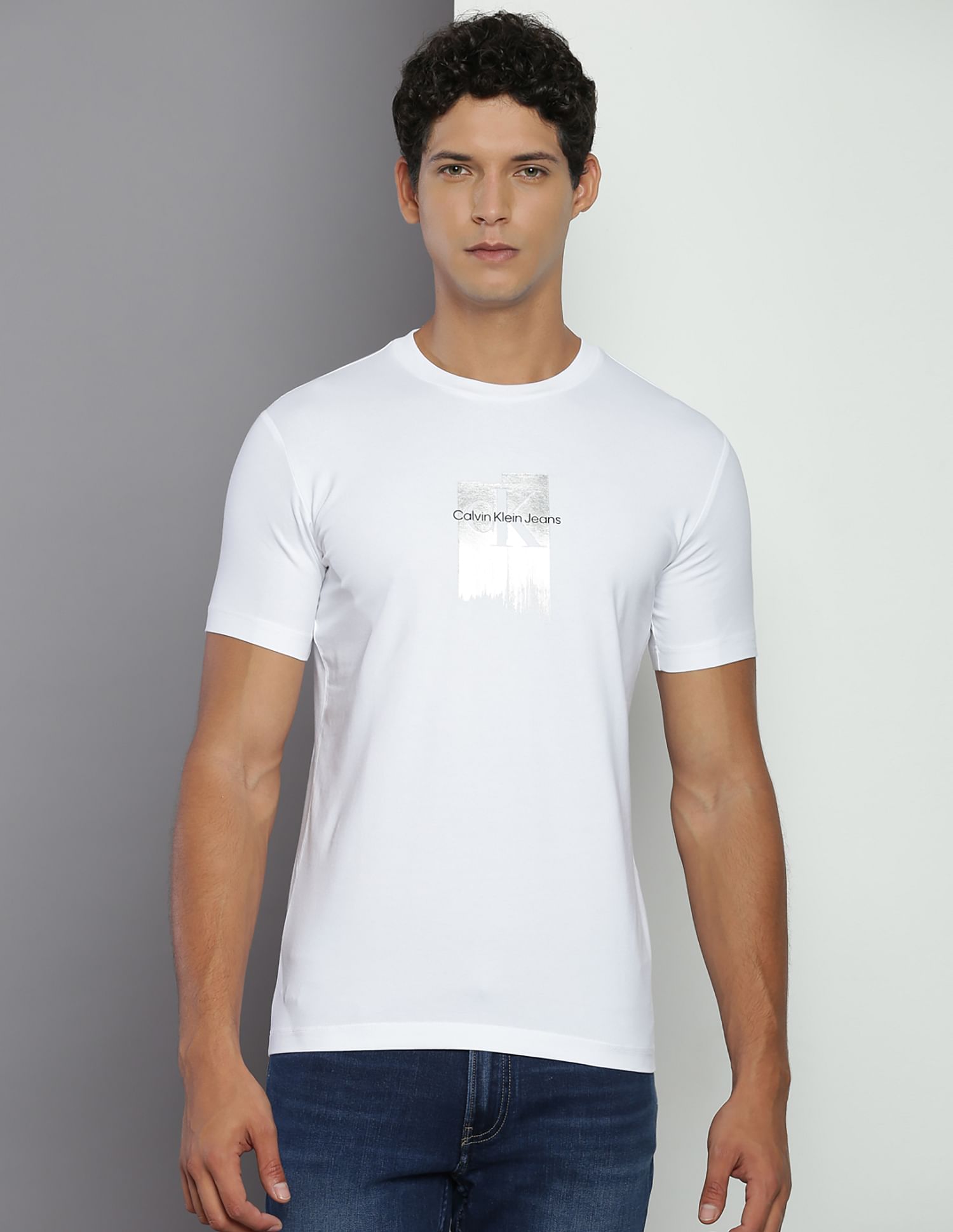 Calvin Klein Organic Cotton Slim Fit T-Shirt