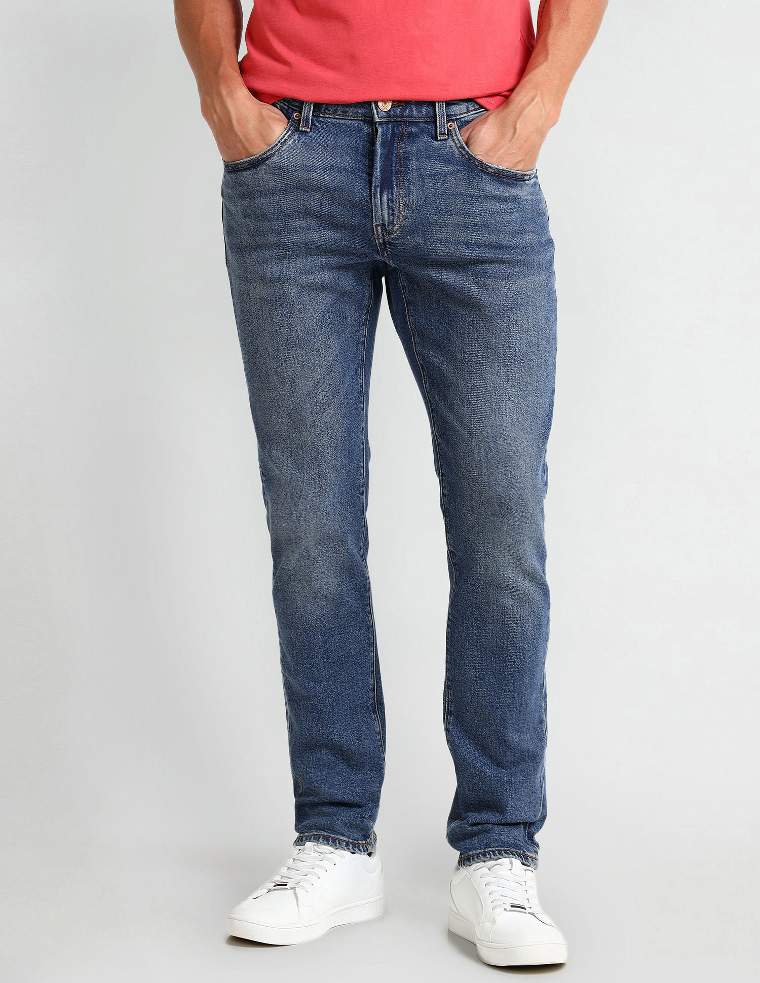U.S. Polo Assn. Denim Co. Brandon Slim Fit Blue Jeans