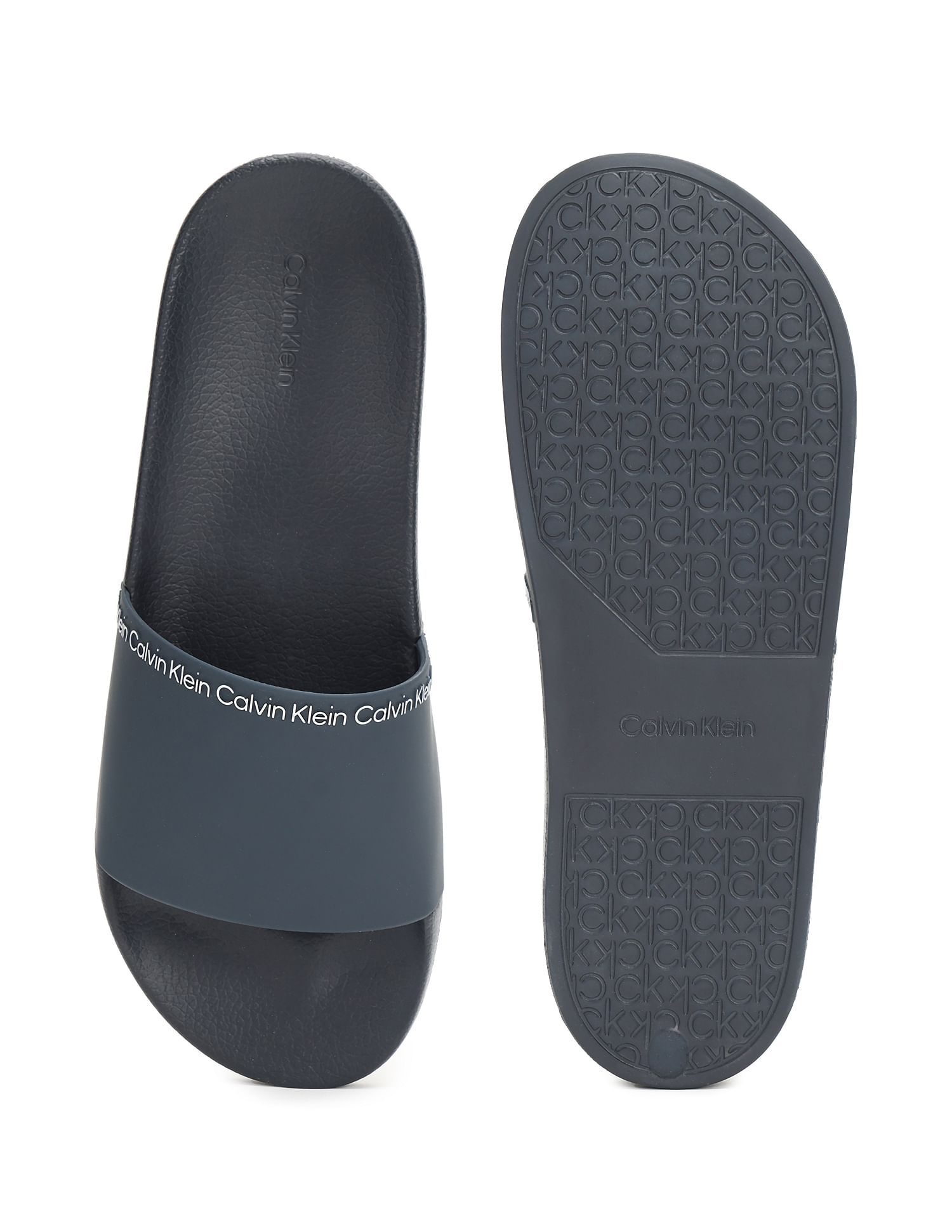 Calvin Klein Men Solid Pool Slides