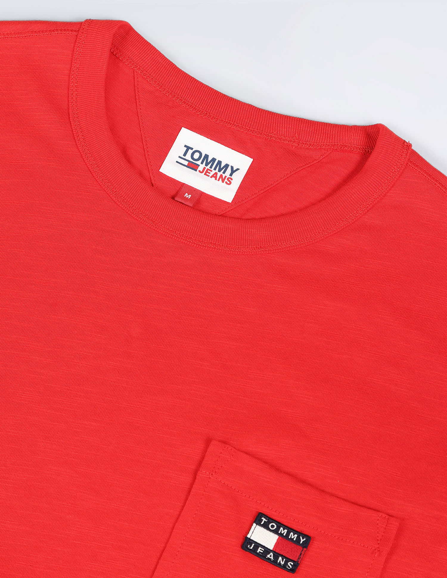 Tommy Hilfiger Transitional Cotton Logo Badge Pocket T-Shirt