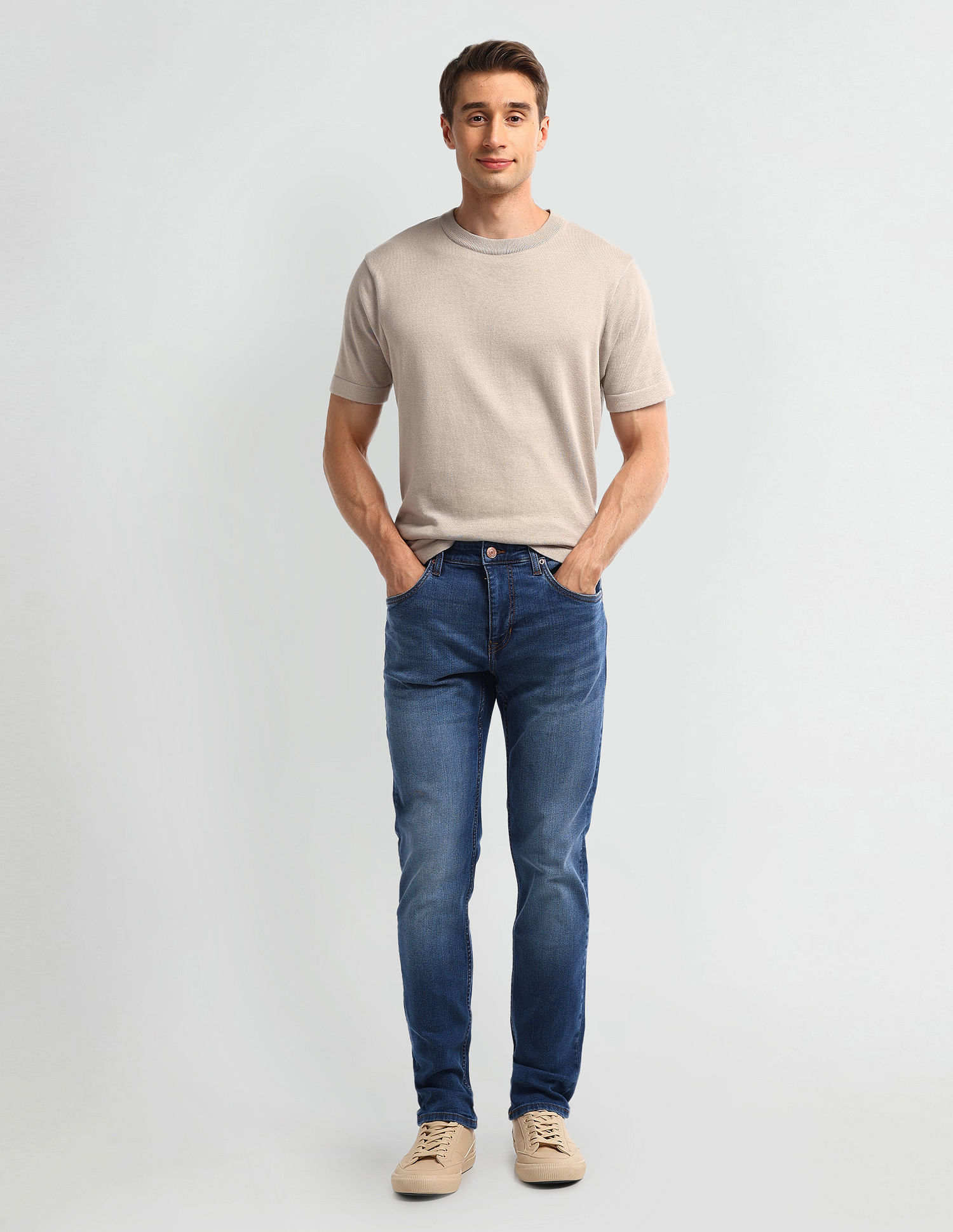 U.S. Polo Assn. Denim Co. Brandon Slim Fit Blue Jeans
