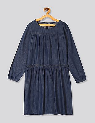 chambray dress gap