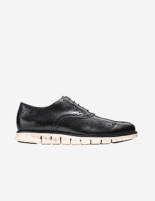 靴 COLE HAAN ZEROGRAND BLACK US8.5 Buy Cole Haan Men Black 4.ZERØGRAND Wingtip Oxford - NNNOW.com
