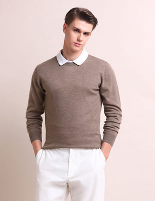 Buy Arrow Crew Neck Merino Cashmere Sweater - NNNOW.com