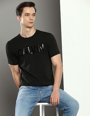 Calvin Klein Jeans Regular Fit Embossed T-Shirt