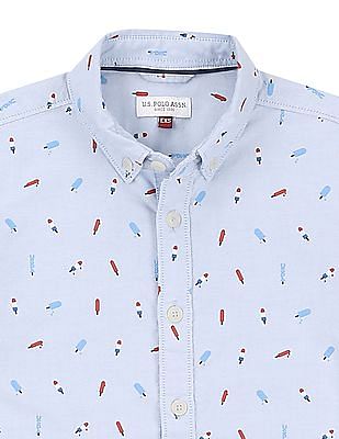 printed oxford shirts