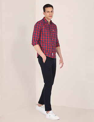 Casual style for men | Shirt outfit men, Red shirt outfits, Red pants