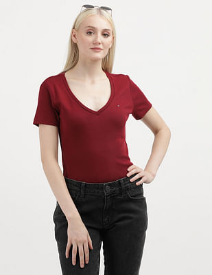 Tommy Hilfiger V-Neck Fave Core Plus T-Shirt