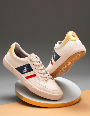 U S Polo Assn Women Signature Stripe Harper Sneakers