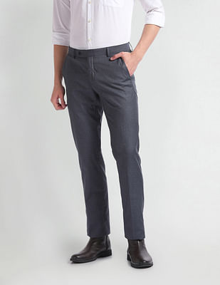 Arrow Regular Fit Autoflex Formal Trousers