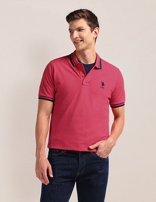 U S Polo Assn Solid Slim Fit Polo Shirt