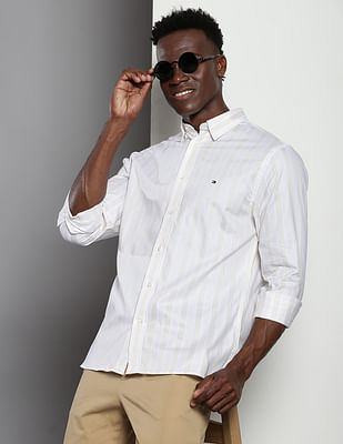 Tommy Hilfiger Classic Dobby Vertical Stripe Shirt