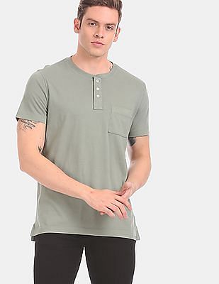 gap henley t shirt