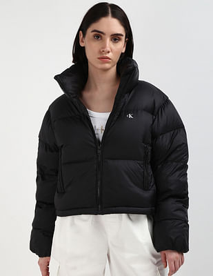ダウンジャケット・コート   [CK] Women's Volume Neck Crop Down Puffer J2255 5.jpg