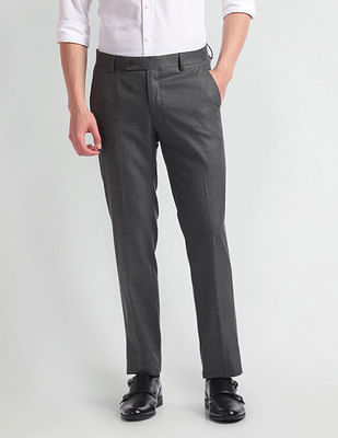 Arrow Tapered Fit Autoflex Formal Trousers