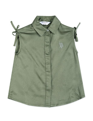 U S Polo Assn Kids Solid Viscose Top