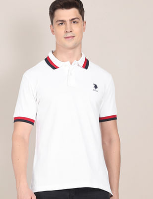 U S Polo Assn Heritage Tipped Polo Shirt