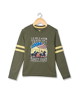 us polo assn long sleeve t shirts