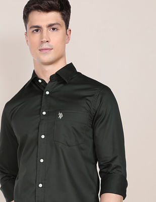 U S Polo Assn Evening Satin Shirt