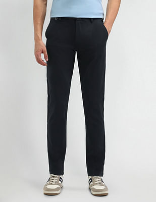 Arrow Sport Solid Slim Fit Trousers