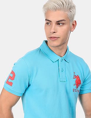 U S Polo Assn Standard Fit Pique Polo Shirt