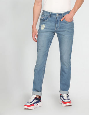 U S Polo Assn Denim Co Brandon Slim Tapered Fit Blue Jeans