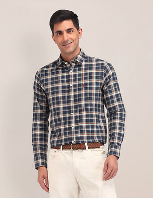 U S Polo Assn Dupplin Checked Tailored Fit Shirt