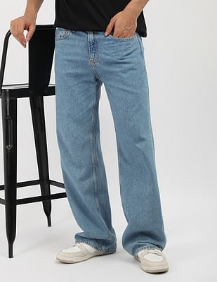 Calvin Klein Jeans Stone Washed High Rise Jeans