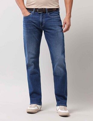 U S Polo Assn Denim Co Harold Slim Straight Fit Blue Jeans