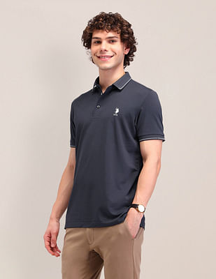 U S Polo Assn Solid Slim Fit Polo Shirt