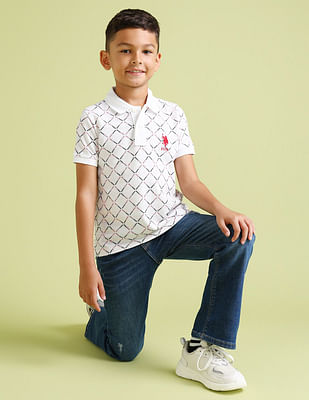 U S Polo Assn Kids Boys Regular Fit Polo Shirt