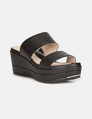 cole haan black wedge shoes