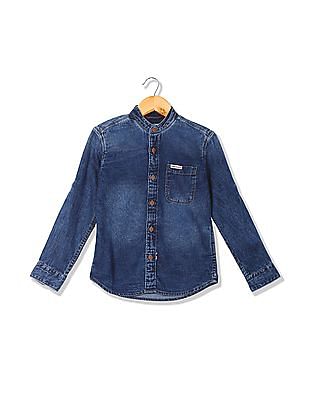 kids denim shirt