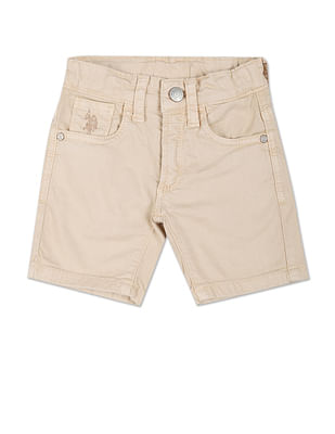 U S Polo Assn Kids Solid Dyed Shorts