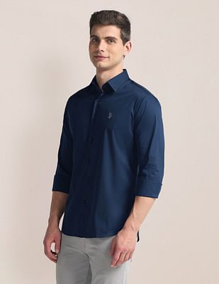 U S Polo Assn Tailored Regular Fit Solid Shirt