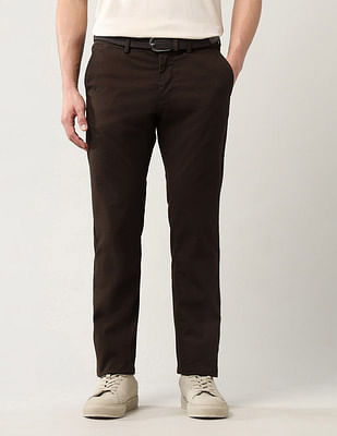 Arrow Sport Solid Dobby Trousers