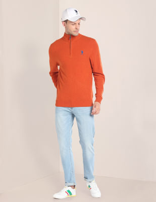 Buy U.S. Polo Assn. High Neck Logo Sweater - NNNOW.com