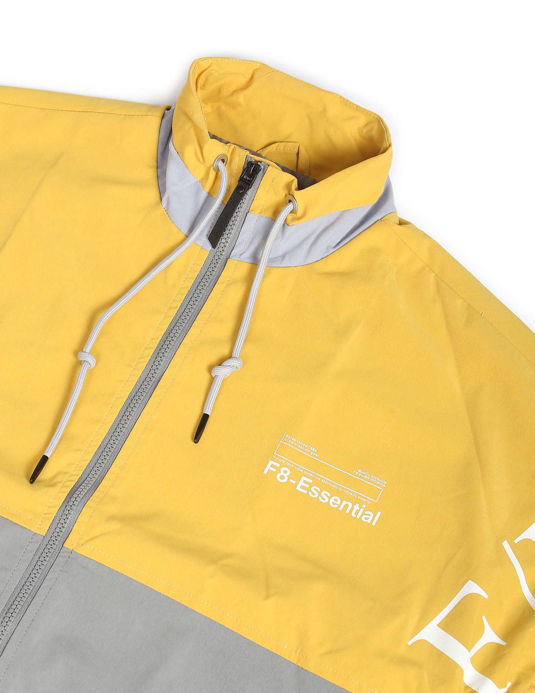 ウェア Men's Yellow and White Jacket Buy Flying Machine Colour Block Zip Up Jacket - NNNOW.com